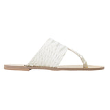 Cefalonia: T strap thong - Croc White