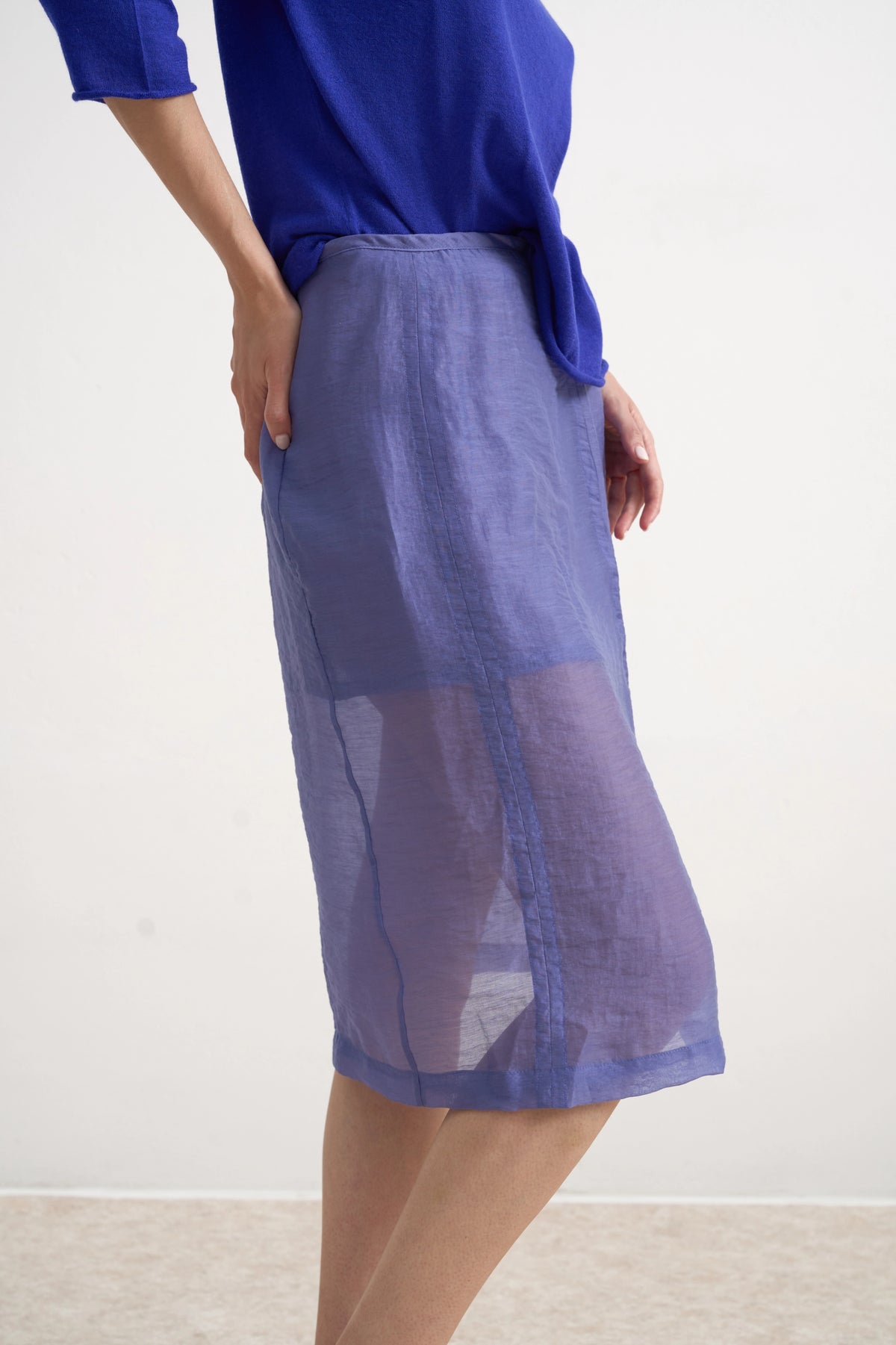 Elodie skirt -  Hydrangea Organza